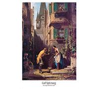 1art1 Carl Spitzweg Póster The Eternal Bridegroom, 1860 Cartel 91x61 cm