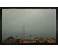 1art1 Caspar David Friedrich The Fog, 1807, Detail Felpudo Alfombra 60x40 cm