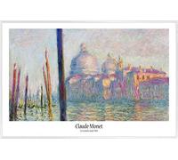 1art1 Claude Monet Cartel con Marco (Plástico) - El Gran Canal, 1904 (91 x 61cm)