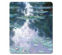 1art1 Claude Monet Nenúfares, 1907 (Azul Oscuro) Alfombrilla para Ratón 23x19 cm