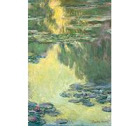 1art1 Claude Monet Nenúfares, 1907 (Verde-Amarillo) Fotomural Autoadhesivo 180x120 cm