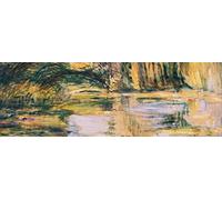 1art1 Claude Monet Póster Estanque De Nenúfares, Puente 1899 Póster Impresión Artística 158x53 cm