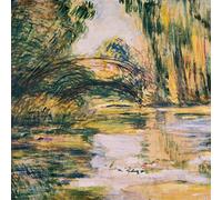 1art1 Claude Monet Póster Estanque De Nenúfares, Puente 1899 Póster Impresión Artística 70x70 cm