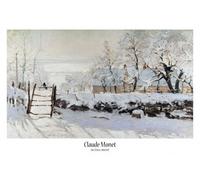 1art1 Claude Monet Póster La Urraca, 1868-69 Cartel 91x61 cm