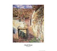 1art1 Claude Monet Póster Las Escaleras, 1878 Cartel 91x61 cm