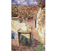 1art1 Claude Monet Póster Las Escaleras, 1878 Póster Impresión Artística 180x120 cm