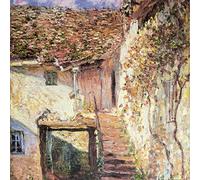 1art1 Claude Monet Póster Las Escaleras, 1878 Póster Impresión Artística 70x70 cm