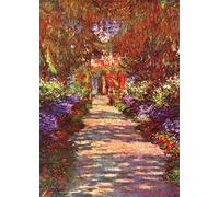 1art1 Claude Monet Póster Una Calle En El Jardín En Giverny, 1902 Póster Impresión Artística 70x50 cm