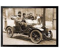 1art1 Coches Antiguos Brouhot Car In Paris, 1910 Felpudo Alfombra 70x50 cm