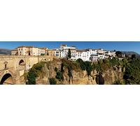1art1 Construcciones Históricas Houses On The Canyon, Ronda In Spain, 1 Part Póster Fotomural 250x79 cm