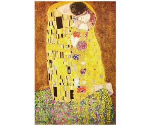 1art1 Gustav Klimt Póster El Beso, 1908 Cartel 91x61 cm
