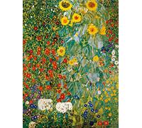 1art1 Gustav Klimt Póster Jardín De La Casa De Campo con Los Girasoles, 1905-1906 Póster Impresión Artística 80x60 cm