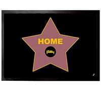 1art1 Hollywood Estrella Walk of Fame Felpudo Alfombra 70x50 cm