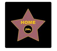 1art1 Hollywood Estrella Walk of Fame Vinilo Decorativo Pegatina Autoadhesivo 9x9 cm