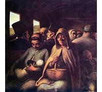 1art1 Honoré Daumier Póster El Vagón De Tercera Clase, 1864 Póster Impresión Artística 40x40 cm