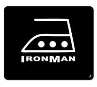 1art1 Humor Iron Man Alfombrilla para Ratón 23x19 cm