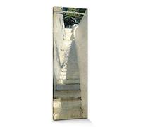 1art1 John Singer Sargent Póster Impresión En Lienzo Escalera En Capri, 1878 Cuadro En Bastidor De Camilla De Madera | Mural XXL | Imagen 90x30 cm