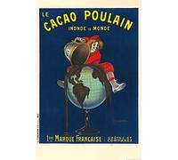 1art1 Leonetto Cappiello Póster XXL Le Cacao Poulain Inonde Le Monde, 1911 Cartel 120x80 cm