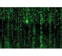 1art1 Matrix Póster XXL Código Matrix, Lluvia Digital Cartel 120x80 cm