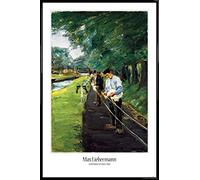 1art1 MAX Liebermann Cartel con Marco (Plástico) - Los Cordeleros De Edam, 1904 (91 x 61cm)