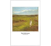 1art1 MAX Liebermann Cartel con Marco (Plástico) - Niña En Las Dunas, 1907 (91 x 61cm)