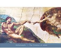 1art1 Michelangelo Buonarroti Póster La Creación De Adán, 1508-1512 Cartel 91x61 cm