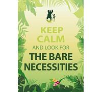1art1 Motivación Keep Calm and Look For The Bare Necessities, 2 Partes Póster Fotomural 250x180 cm