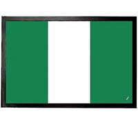 1art1 Nigeria Banderas del Mundo Felpudo Alfombra 60x40 cm
