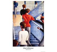 1art1 Oskar Schlemmer Póster Escalera De La Bauhaus, 1932 Cartel 91x61 cm
