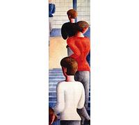 1art1 Oskar Schlemmer Póster Escalera De La Bauhaus, 1932 Póster Impresión Artística 158x53 cm