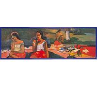 1art1 Paul Gauguin Póster Impresión Artística con Marco (Plástico) - Nave Nave Moe, Dulces Sueños, 1894 (91 x 30cm)