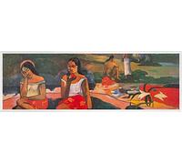 1art1 Paul Gauguin Póster Impresión Artística con Marco (Plástico) - Nave Nave Moe, Dulces Sueños, 1894 (91 x 30cm)