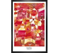 1art1 Paul Klee Cartel con Marco (Madera DM) - Rose Garden, 1920 (91 x 61cm)