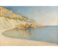 1art1 Paul Signac Cap Lombard, Cassis, Opus 196, 1889, 3 Partes Póster Fotomural 360x250 cm