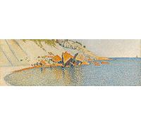 1art1 Paul Signac Póster Cap Lombard, Cassis, Opus 196, 1889 Póster Impresión Artística 158x53 cm