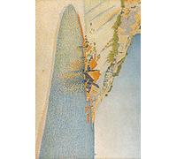 1art1 Paul Signac Póster Cap Lombard, Cassis, Opus 196, 1889 Póster Impresión Artística 180x120 cm