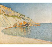1art1 Paul Signac Póster Cap Lombard, Cassis, Opus 196, 1889 Póster Impresión Artística 50x40 cm