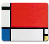 1art1 Piet Mondrian Composición II En Rojo, Azul Y Amarillo, 1930 Alfombrilla para Ratón 23x19 cm