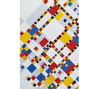 1art1 Piet Mondrian Póster Impresión En Lienzo Victory Boogie Woogie, 1944 Cuadro En Bastidor De Camilla De Madera | Mural XXL | Imagen 120x80 cm