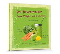 1art1 Smoothies Póster Impresión En Lienzo Der Muntermacher, Gegen Müdigkeit Und Eschöpfung Cuadro En Bastidor De Camilla De Madera | Mural XXL | Imagen 30x30 cm