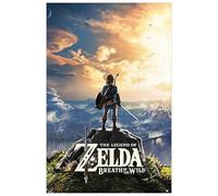 1art1 The Legend of Zelda Póster Breath of The Wild, Puesta del Sol Cartel 91x61 cm