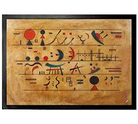1art1 Vassili Kandinsky Líneas De Signos, 1931 Felpudo Alfombra 70x50 cm