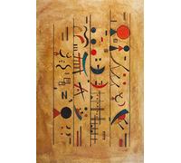 1art1 Vassili Kandinsky Póster Líneas De Signos, 1931 Póster Impresión Artística 180x120 cm