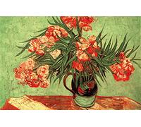 1art1 Vincent Van Gogh Naturaleza Muerta, Vaso con Adelfas Y Libris, 1888 Fotomural Autoadhesivo 180x120 cm