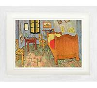 1art1 Vincent Van Gogh Póster El Dormitorio En Arlés, 1889 Cuadro Enmarcado con Fine Passepartout | Cuadros De Pared | En Un Marco De Imagen 40x30 cm