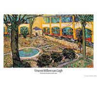 1art1 Vincent Van Gogh Póster El Patio del Hospital En Arles, 1889 Cartel 91x61 cm