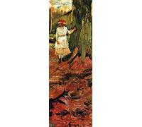 1art1 Vincent Van Gogh Póster Girl In White In The Woods, 1882, Detail Póster Impresión Artística 91x30 cm