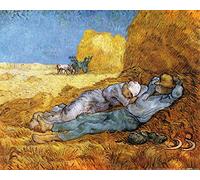 1art1 Vincent Van Gogh Póster Noon Rest from Work After Millet, 1889 Póster Impresión Artística 50x40 cm
