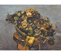 1art1 Vincent Van Gogh Póster Pandereta con Pensamientos, 1886 Póster Impresión Artística 80x60 cm