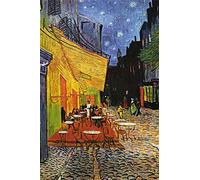1art1 Vincent Van Gogh Póster XXL Terraza De Café por La Noche, Place Du Forum, Arlés, 1888 Cartel 120x80 cm